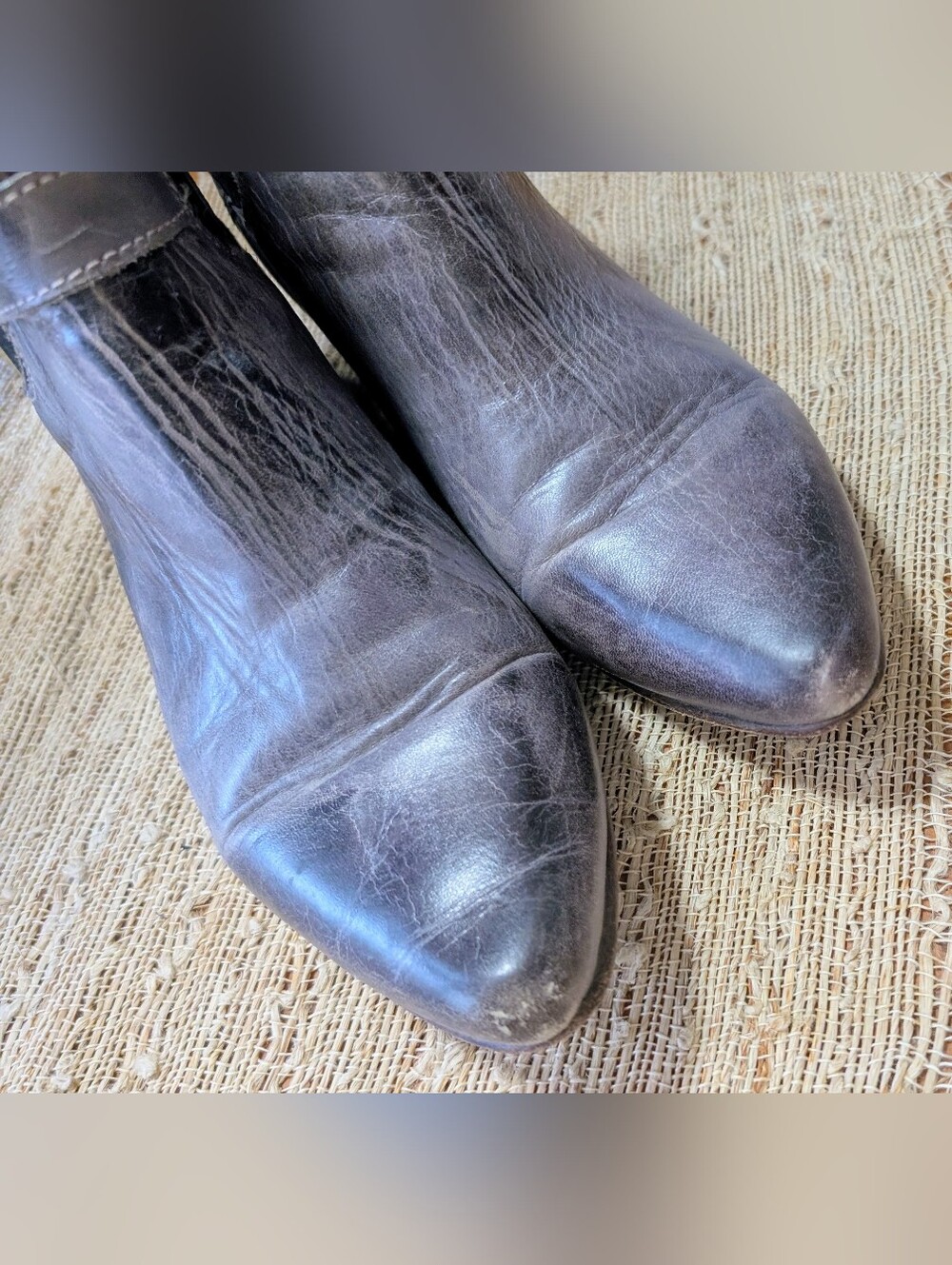 Bed Stu Gray Ravine Pointed Toe Ankle Boot - Picture 4 of 7